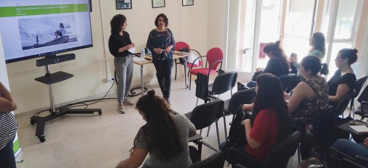 Exitosa jornada formativa presencial a la Delegació