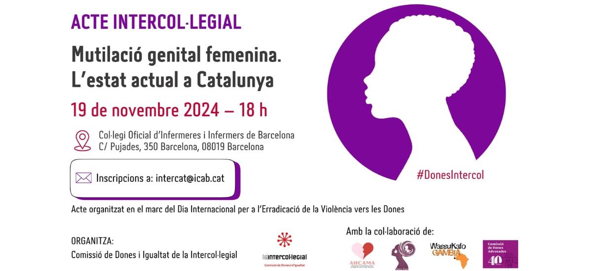 Acte Intercol·legial sobre la mutilació genital femenina
