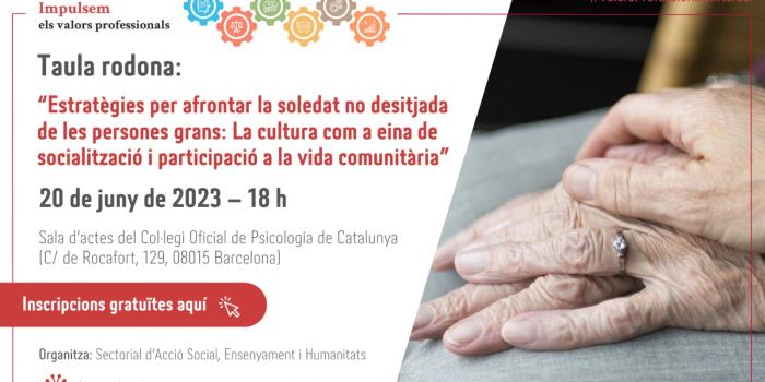 “Estratègies per afrontar la soledat no desitjada de les persones grans"