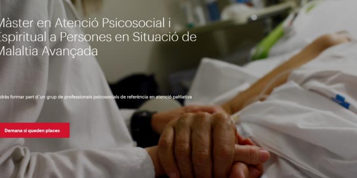 Màster en Atenció Psicosocial i Espiritual a Persones en Situació de Malaltia Avançada