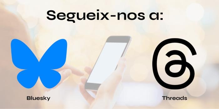 Obrim nous perfils a Bluesky i Threads