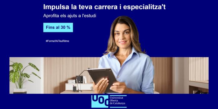 Descomptes a la UOC per a col·legiades