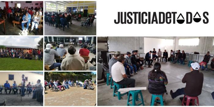 Trobada per conèixer el desenvolupament del projecte "Justicia de todos"